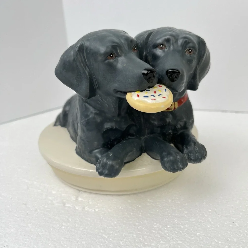 Bradford Exchange Rare Black Lab Cookie Jar Labrador Retriever Limited‎ 2014